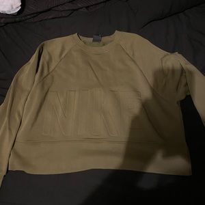 Nike crop top sweatshirt